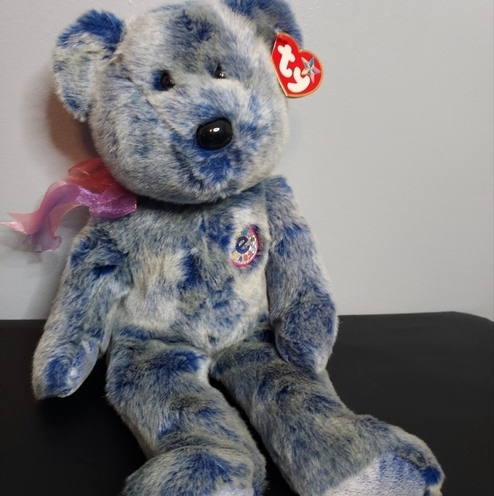 TY Periwinkle The Bear (2001) Beanie Buddy